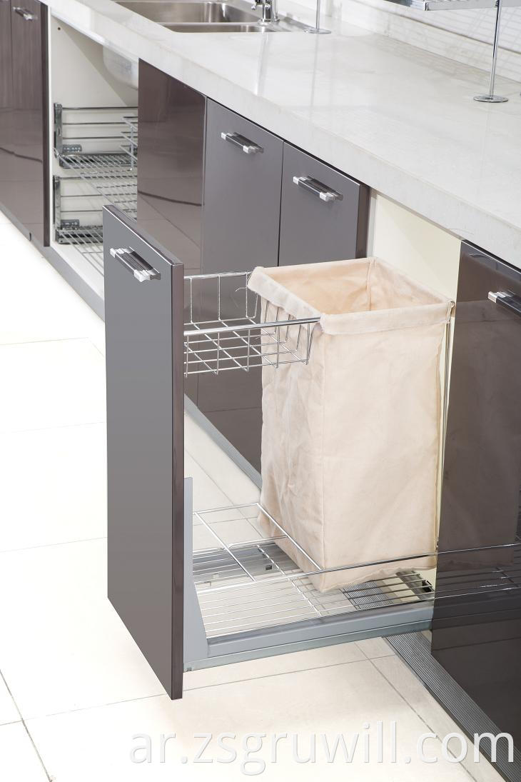 غسيل الملابس عرقلة خزانة منظمات ماتيل تنظيم الحاويات تخزين المطبخ